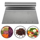 Espatula P Massas Legumes Em Inox Picador Cortador Cozinha