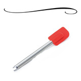Espatula Pao Duro Bolo Raspador Inox Silicone 26cm Livre Bpa