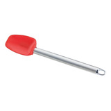 Espátula Pão Duro Silicone Inox Profissional Massas E Bolos