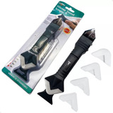 Espátula Rejunte Raspador Removedor Calafetagem Silicone 3x1