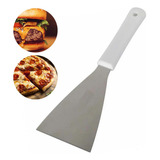Espátula Reta 4 Inox Chapa Lanche Chapeiro Cozinha Original