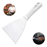 Espatula Reta 4 Inox Original Chapa Lanche Chapeiro Cozinha