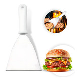 Espatula Reta 5 Inox Original Chapa Lanche Chapeiro Cozinha