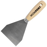 Espátula Reta C cabo Madeira 10cm Momfort Kit C 10 Peças