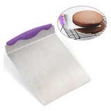 Espatula Salva Bolo Base Elevadora Em Aço Inox Cor Prateado