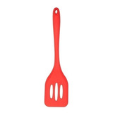 Espátula Silicone Vazada Chapeiro Fritura Utensílio Cozinha
