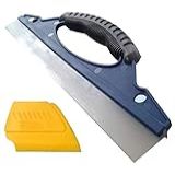Espátula VViViD Grande Para Todos Os Fins Estilo Lâmina Borracha Para Uso Doméstico 30 Cm Incluindo Raspador De Janela Multiuso Amarelo