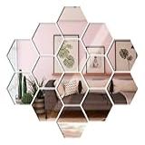 Espelho 10 Peças Decorativo Acrilico Hexagonal