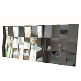 Espelho 3d Decorativo Painel Mosaico Quadro Grande 180x90x6