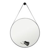 Espelho Adnet Para Banheiro Antigo 60cm C Pino Suporte
