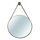 Espelho Adnet Redondo Decorativo Suspenso 50cm