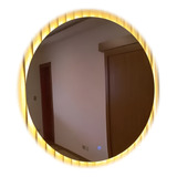 Espelho Banheiro Salão Maquiagem 50cm Iluminado Led Quente