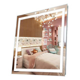 Espelho C Led Touch Na Frente Embutido 70cm X 70cm