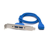 Espelho Cabo Traseiro Com Duas Portas Usb 3 0 19 Pinos 50cm