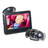 Espelho Carro Bebe Babá Eletronica Carro Câmera Maxi Baby