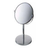 Espelho De Aumento Dupla Face Pedestal Giratório 360 Mor