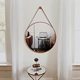 Espelho De Banheiro Decorativo Redondo 50cm