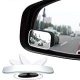 Espelho De Ponto Cego Lente Convexa De Vidro HD Sem Moldura Ajustável Para Todos Os Veículos Universais Design De Adesivo De Carro 2 Peças Retângulo