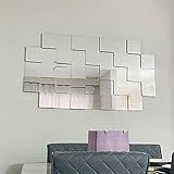 Espelho De Vidro Decorativo 3D Painel 105cmX60cm Liverpool Moderno Elegante