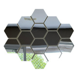 Espelho Decorativo Em Acrílico Parede Hexagonal