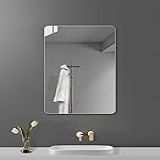 Espelho Decorativo Multiuso Retangular Pendurador Para Quarto Sala Banheiro 50X60