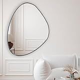 Espelho Decorativo Orgâncio Grande 70x100 Cm Com Suporte De Parede