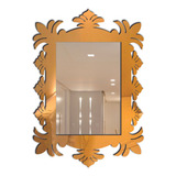 Espelho Decorativo Veneziano Pegui 41x60 3866 Moldura Prata