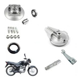Espelho Freio Tras Flange Coroa Kit Titan 150 04 Ate 15
