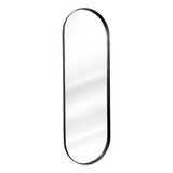 Espelho Grande Moldura Oval Banheiro 150x50