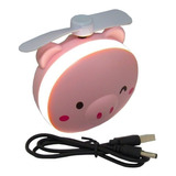 Espelho Iluminador Ventilador Luz Led Porquinho Frete Gratis