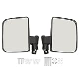 Espelho Lateral Dobrável Para Carrinho De Golfe Pacote Com 2 Espelhos Para Carrinho De Golfe Espelho Retrovisor Lateral Ajustável Para Carrinho De Golfe Espelho Convexo Para