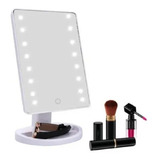 Espelho Luz Led Iluminador Mesa Maquiagem Portátil Energia