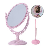 Espelho Mesa Vintage Duplo Princesa Decorativo Penteadeira