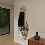 Espelho Orgânico 115cm X 60cm E15 Moldura Couro Café Luxo Quarto Pinterest Adnet