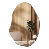 Espelho Orgânico 50x40 Lapidado Lindo Moderno Decor C fita