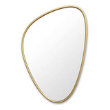 Espelho Orgânico Decorativo Com Moldura Corpo Inteiro 60x40 Moldura Dourado