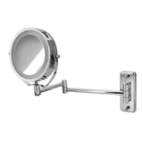 Espelho Parede Mesa Articulado Luz 6 Led Zoom Aumento 5x