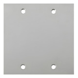 Espelho Placa De Piso 4x4 Aço Inox Cega Tampa Stamplac