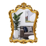 Espelho Provençal Espelho Dourado Antigo Clássico 88x62