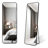 Espelho Retangular Oval Grande Corpo Inteiro C Suporte Base