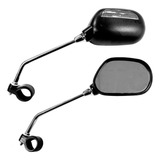 Espelho Retrovisor Bike Bicicleta C Refletor Retangular Par