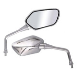Espelho Retrovisor Cb300 Cromado par serve Em Qualquer Moto