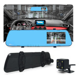 Espelho Retrovisor Com Tela Câmera Ré E Frontal Kombi