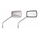 Espelho Retrovisor Cromado Twister Cb300 Falcon Cb500 Titan