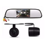 Espelho Retrovisor Kx3 Com Câmera De Ré 2x1 Lcd Colorido