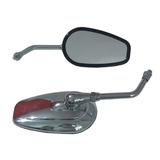 Espelho Retrovisor Modelo Harley Honda Shadow 750 Cromado