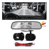 Espelho Retrovisor Monitor Para Câmera De Ré Tfl Lcd 4 3 V20