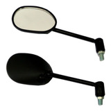 Espelho Retrovisor Moto Yamaha Articulado Mini Preto