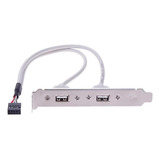 Espelho Traseiro Com 2 Portas Usb 2 0 8 Vias Kit 30 Unidades