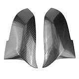 Espelhos Retrovisores NOVO 1 Par De Tampas De Fibra De Carbono Para Espelho Retrovisor De Carro Para F20 F22 F30 F31 F32 F33 F36 F34 F35 Capa De Espelho Lateral Guarnição 5116 Capa De Espelho De Carro